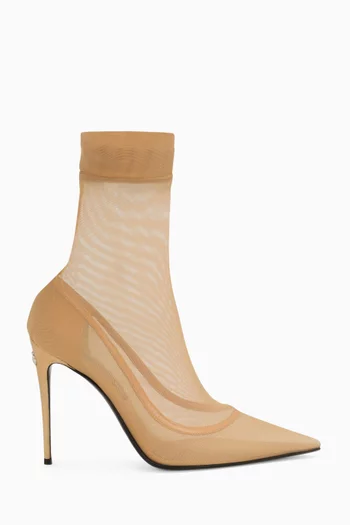 x KIM Lollo 105 Ankle Boot Pumps in Stretch-tulle