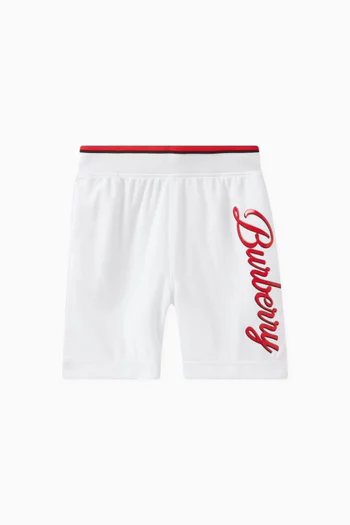 Logo-print Jersey Shorts in Polyester