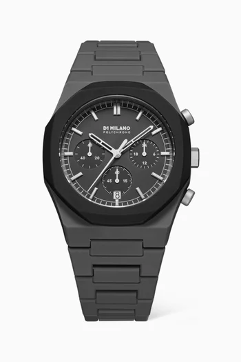 Polychrono Watch in Stainless Steel, 40.5mm