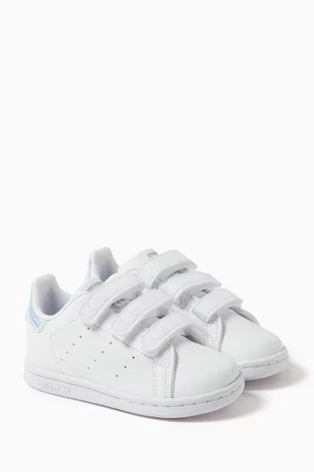 Double Velcro Stan Smith Sneakers in Faux Leather