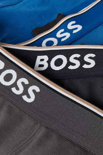 طقم بوكسر قطن مطاطي، 3 قطع