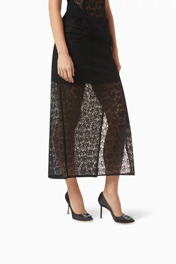 Hangisi 90 Buckle Pumps in Satin