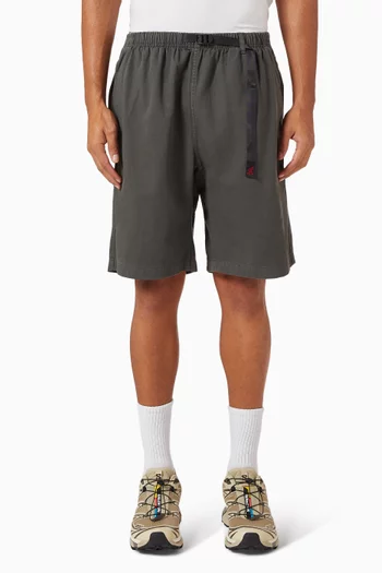 Webbing Belt G-Shorts in Organic Cotton Twill