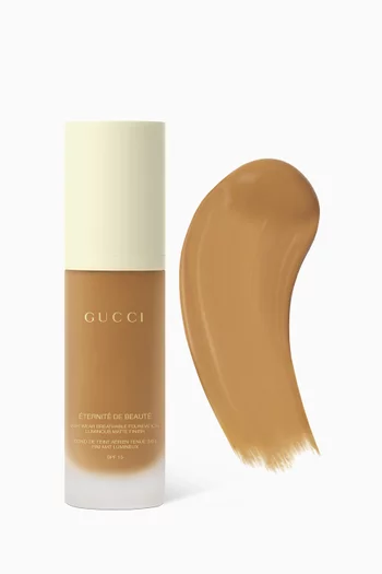 كريم أساس غوتشي اتيرنتيه دو بيوتيه مع عامل الحماية من الشمس SPF 15، درجة 340W بدرجات دافئة للبشرة المتوسطة، 30 ملل
