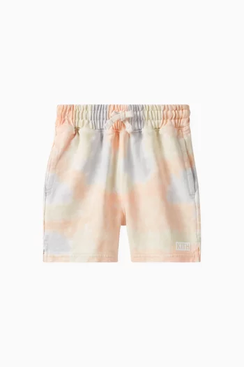 Tie-dye Williams Shorts in French-terry