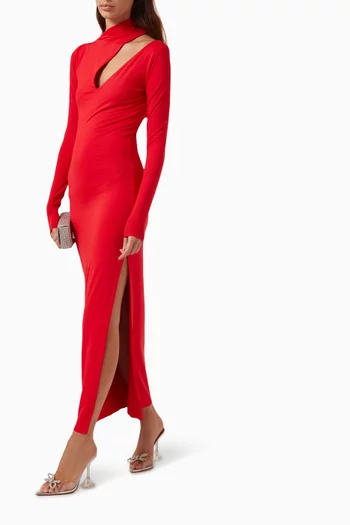 Bambina Maxi Dress in Viscose-blend