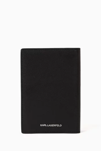 K/Ikonik Passport Case in Leather