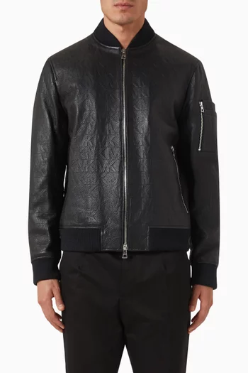 Bomber Jacket in Leather