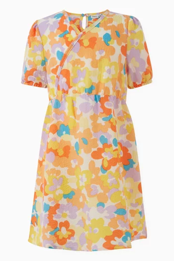 Floral Dress in Woven Fabric