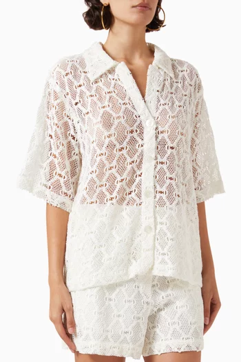 Melodrama Shirt in Lace