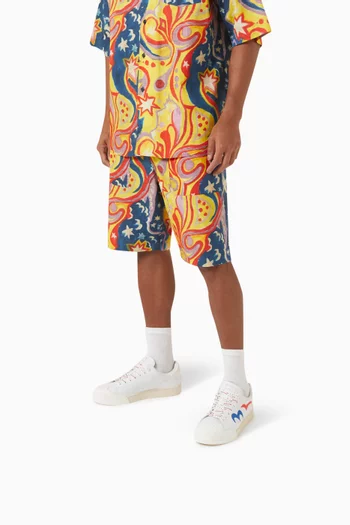 x No Vacancy Inn Graphic-print Low-top sneakers in Leather