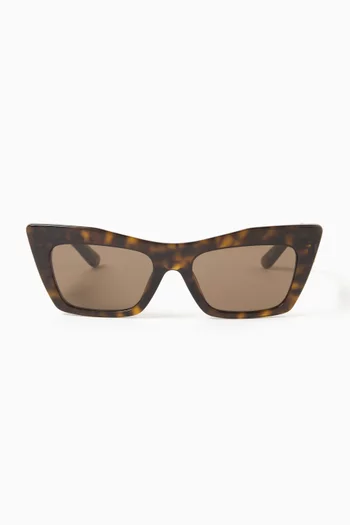 DG Barocco Cat-eye Sunglasses in Acetate