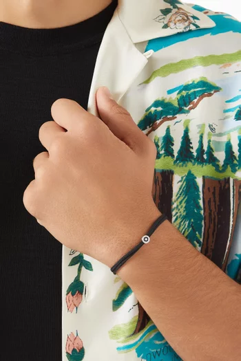 Opus Rope Bracelet in Sterling Silver & Nylon