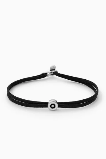 Opus Rope Bracelet in Sterling Silver & Nylon