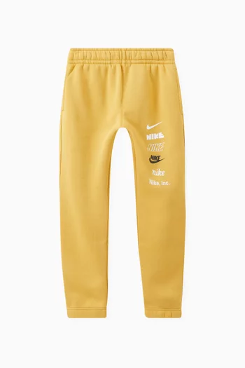 NSW Logo Print Joggers in Cotton Blend