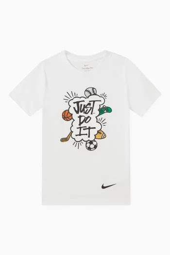 Dri-FIT Graphic Logo Print T-shirt in Nylon