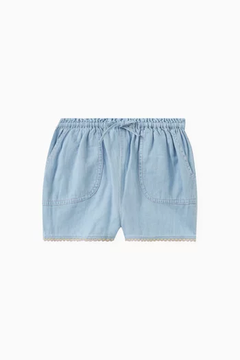 Halcyon Denim Shorts in Cotton