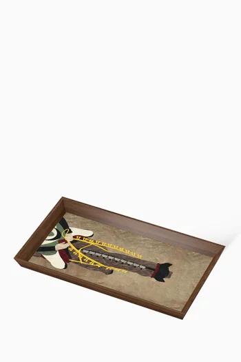 Faras Serving Tray in Walnut Wood