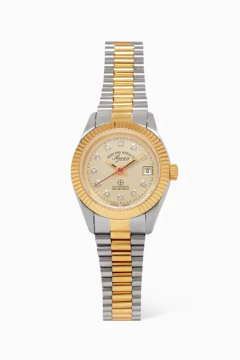 The Classics Automatic Diamond Stainless Steel Watch, 26.5mm
