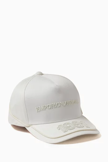 EA Embroidered Baseball Hat in Gabardine