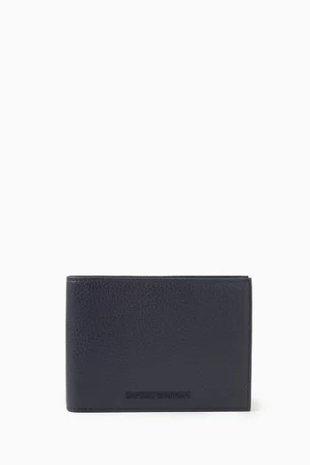 Bi-fold Wallet in Tumbled Leather