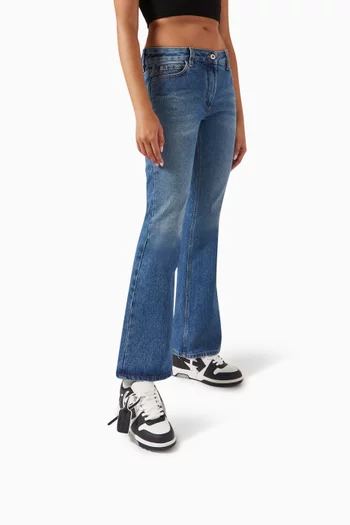 سنيكرز اوت اوف اوفيس أسفل الكاحل بلونين جلد