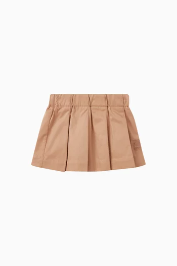 Pleated Skirt in Cotton