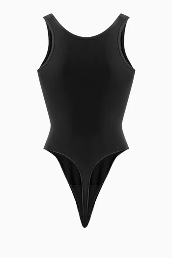 Seamless Sculpt Scoop Neck Thong Bodysuit