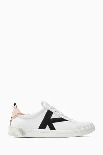 Signature Low-top Sneakers in Leather