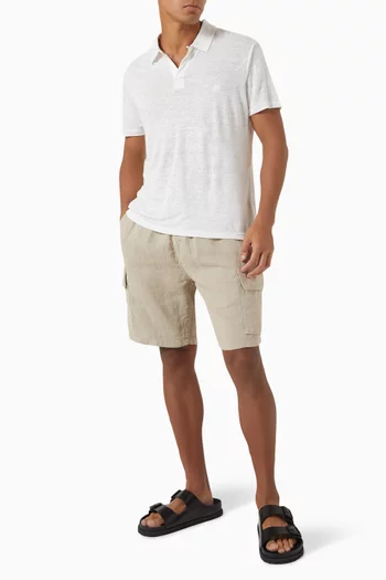 Baie Cargo Shorts in Linen