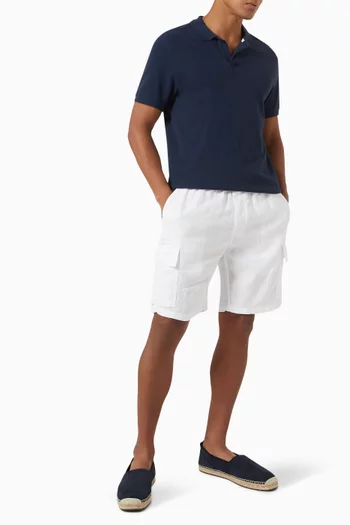 Baie Cargo Shorts in Linen