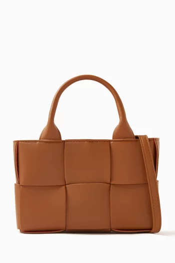 Candy Arco Tote Bag in Intrecciato Leather