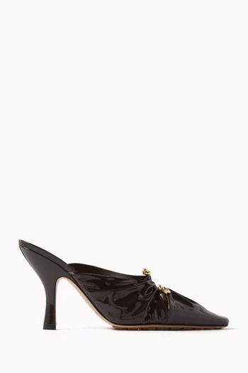 Bunnie Mule Pumps in Leather