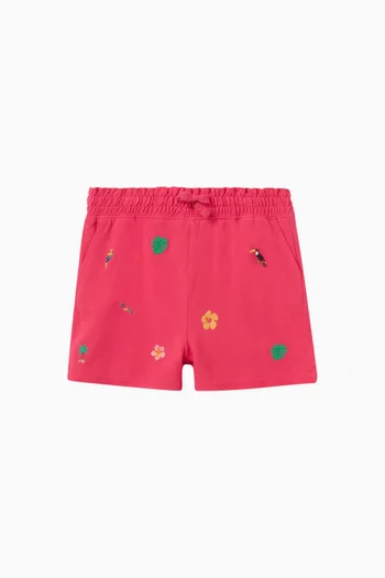Allover Print Shorts in Jersey