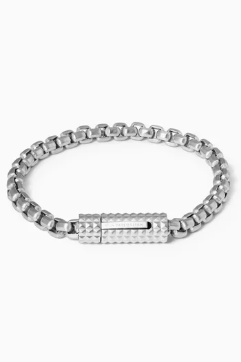 Giza Box Bracelet in Stainless Steel