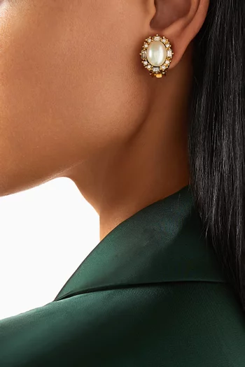 1980s Vintage Clip-On Earrings