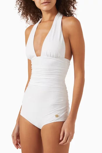 لباس سباحة قطعة واحدة برباط حول الرقبة