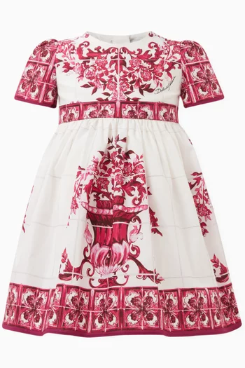 Majolica-print Dress in Cotton-jersey