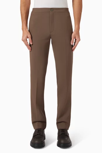 بنطال قماش جيرسيه معالج