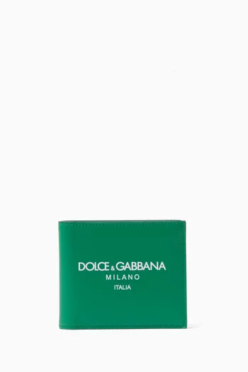 DG Logo Bi-fold Wallet in Leather
