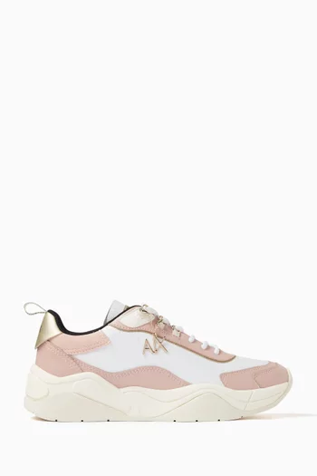 Cher Logo Sneakers in Leather