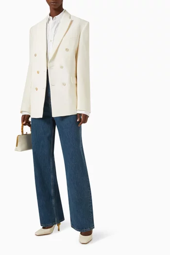 Double Breasted Blazer in Wool