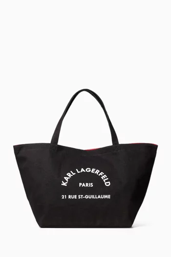 حقيبة يد بطبعة Rue St Guillaume قنب