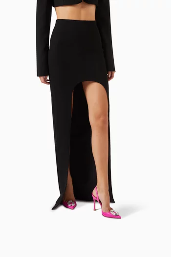 Camelia 105 Crystal Slingback Pumps in Nappa
