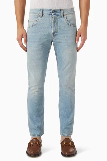 Crop Tapered Jeans