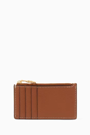 Miller Zip Card Case in Leather
