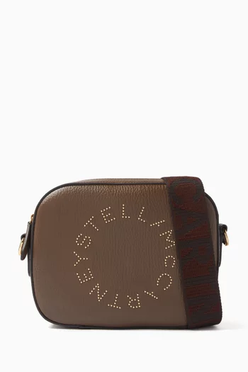 Mini Stella Logo Camera Bag in Eco Alter Nappa