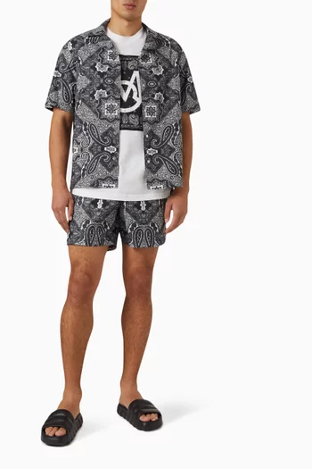 Bandana Print Shirt in Cotton