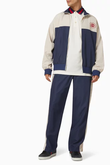 تي شيرت بولو بياقة ويب مخططة قطن بيكيه مطاطي