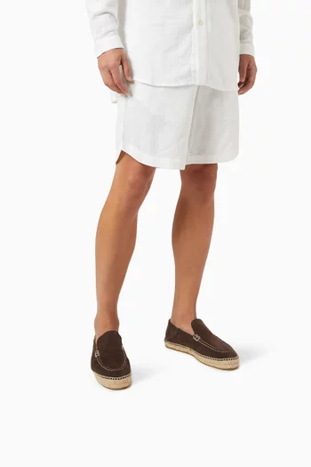Espadrille Loafers in Suede